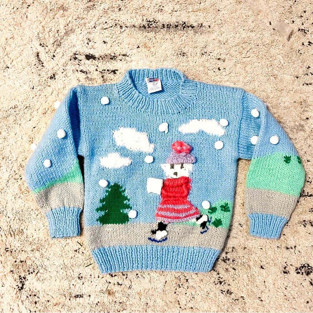 Vintage Popsicle Knit christmas winter sweater
